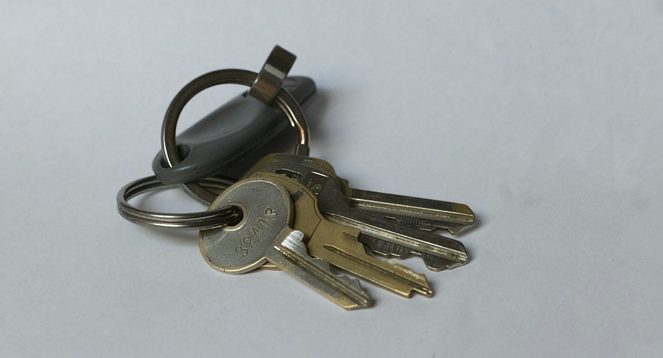 A set of house keys