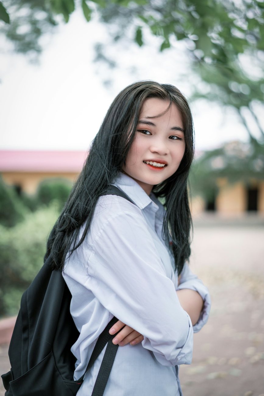 Young woman portrait outdoors